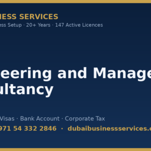 Engineering and Management Consultancy License Registration Cost Mainland in Dubai — business setup cost, steps & timeline | Dubai Business Services