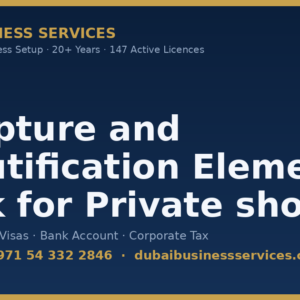 Sculpture and Beautification Elements work for Private shows License registration cost Dubai in Dubai — business setup cost, steps & timeline | Dubai Business Services