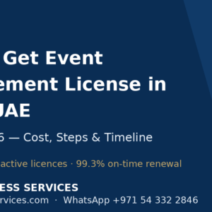 How to Get Event Management License in Dubai UAE in Dubai 2026 | DBS