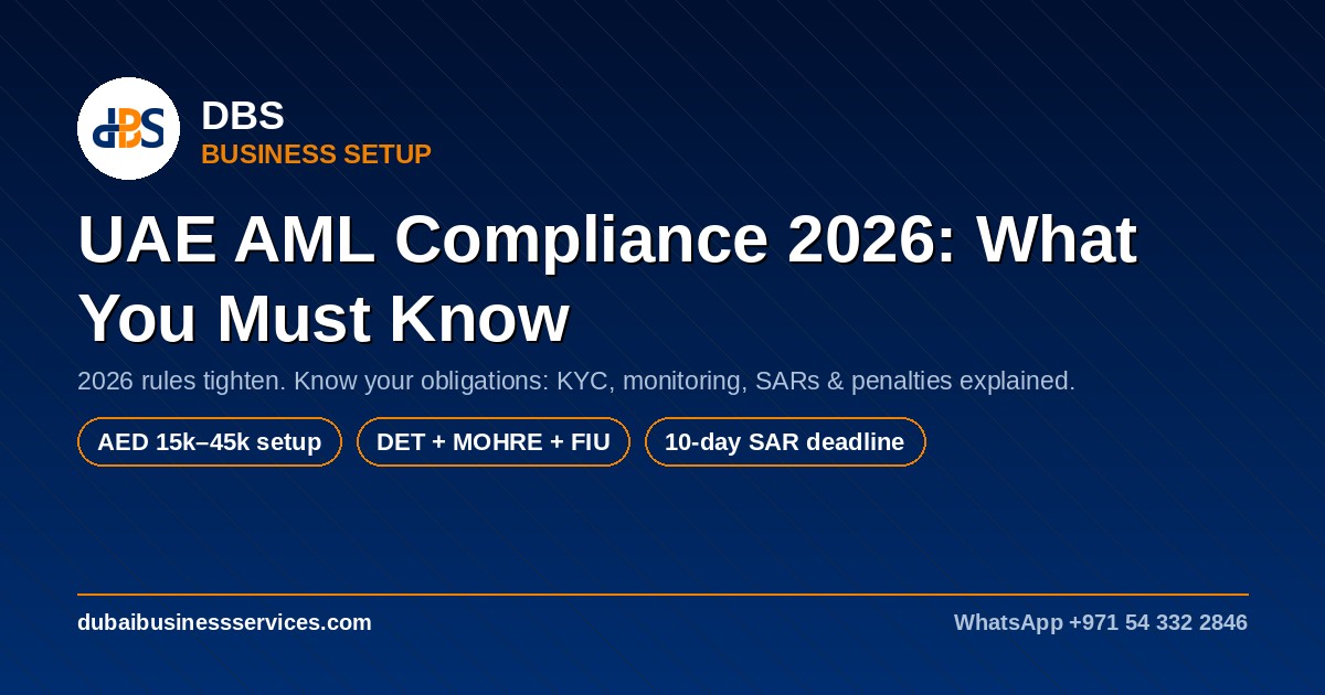 UAE AML Compliance 2026: 7 Key Requirements for Businesses