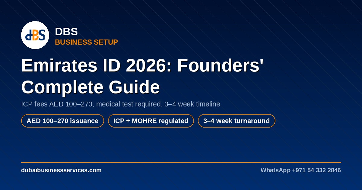 UAE Emirates ID 2026 Founders: Process, Cost & Timelines
